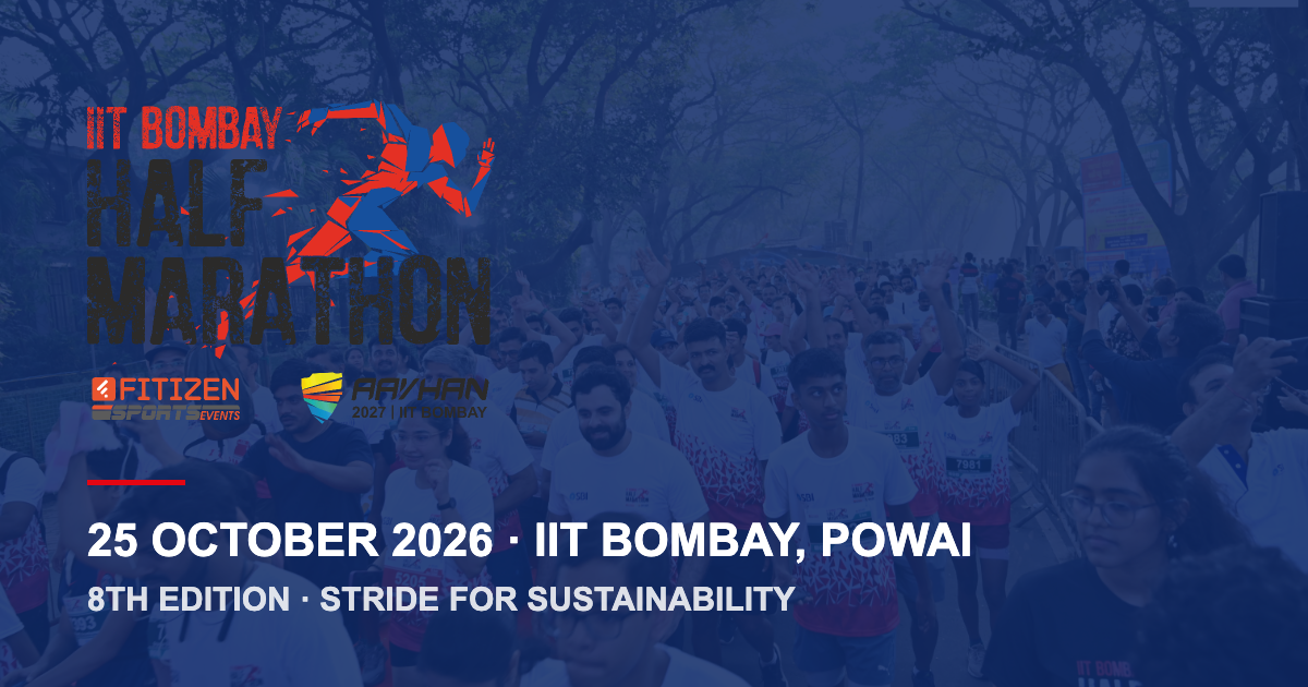 IIT Bombay Half Marathon 2026 banner
